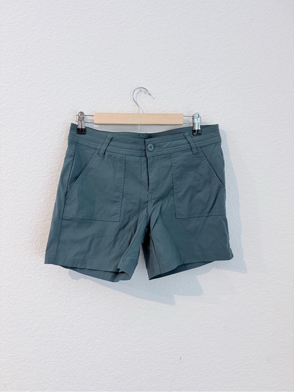 Prana- Women’s Teal Olivia Outdoor Hiking Short- 8